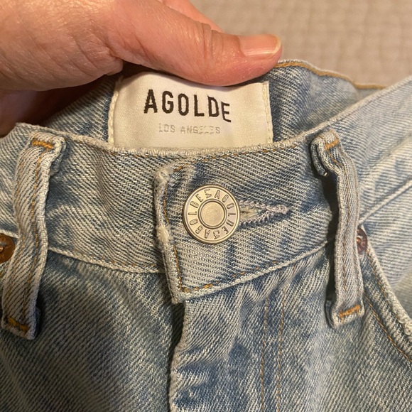 Agolde pinch waist high rise kick 24 - Picture 3 of 9